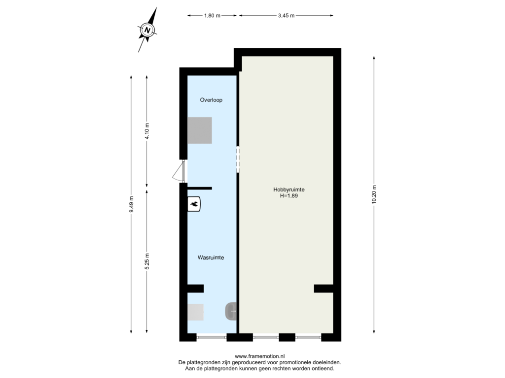 Bekijk plattegrond van Souterrain van Rodenrijseweg 379