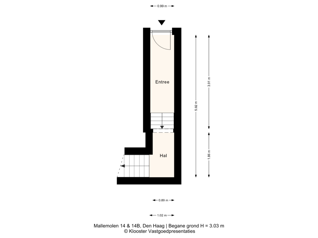 Bekijk plattegrond van Begane grond van Mallemolen 14