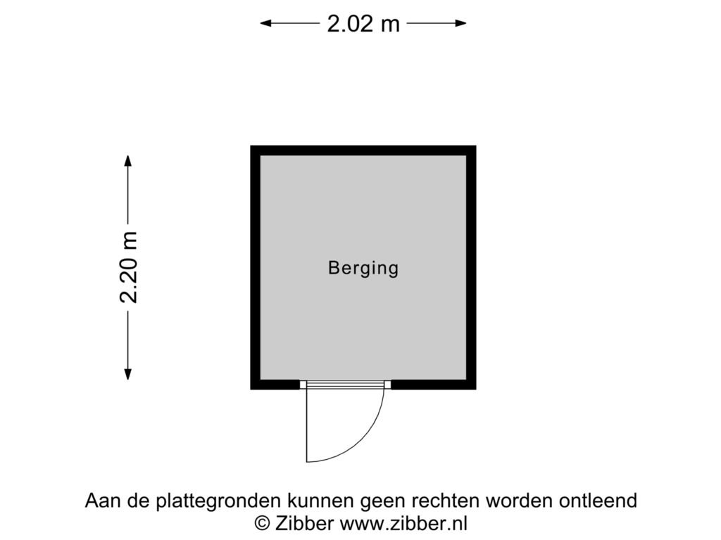 Bekijk plattegrond van Berging van IJsbaan 32