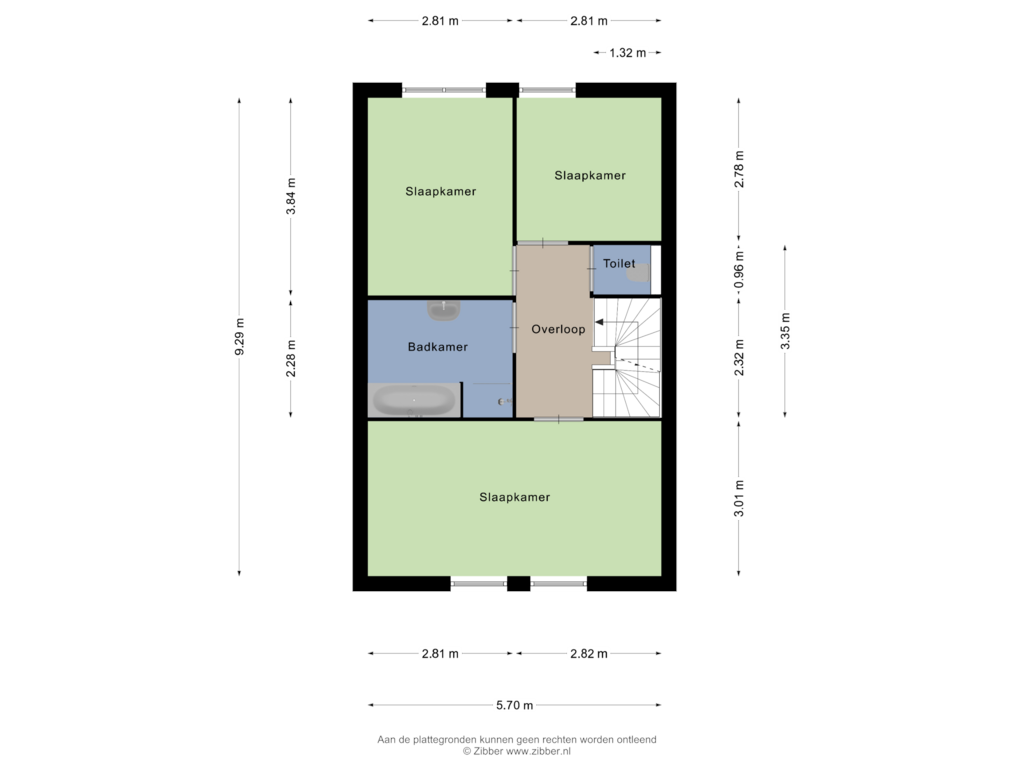 Bekijk plattegrond van Eerste verdieping van Anton Pieckhof 26