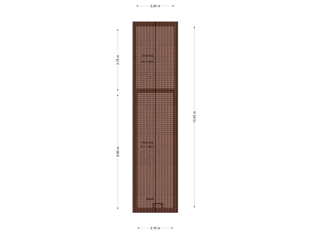 Bekijk plattegrond van Zolder van Herbrandastraat 27