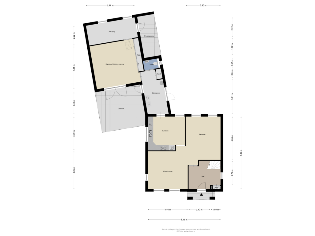 View floorplan of Begane Grond of Pentelstraat 22