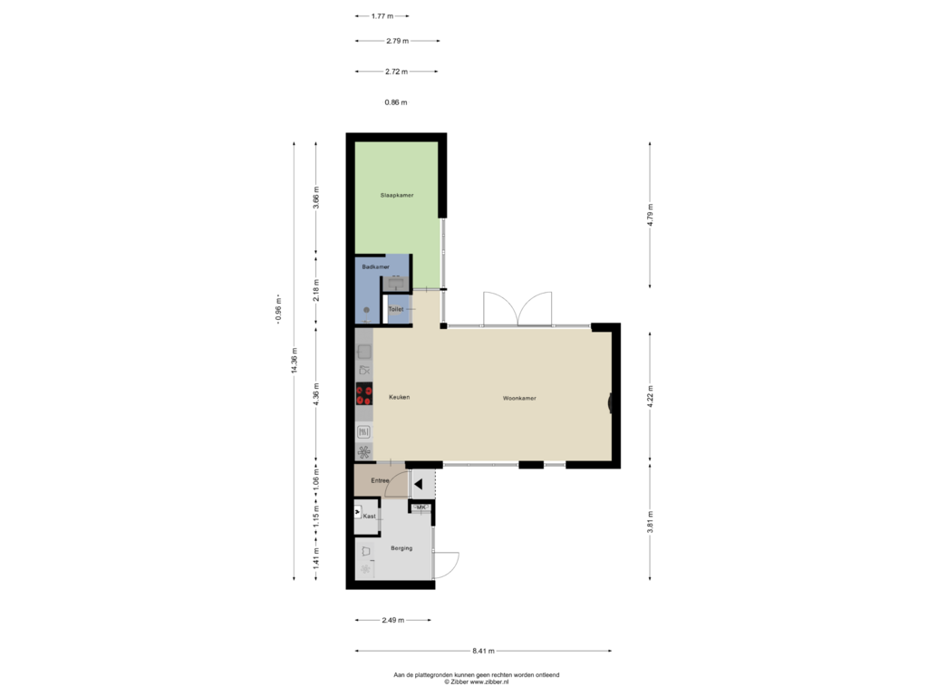 Bekijk plattegrond van Begane Grond van De Zevenhoeven 52