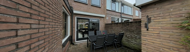 View 360° photo of Achtertuin of Johannes Vermeerstraat 2