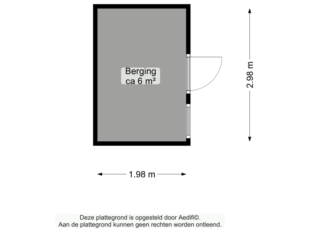 Bekijk plattegrond van Berging van R. Doumastraat 15