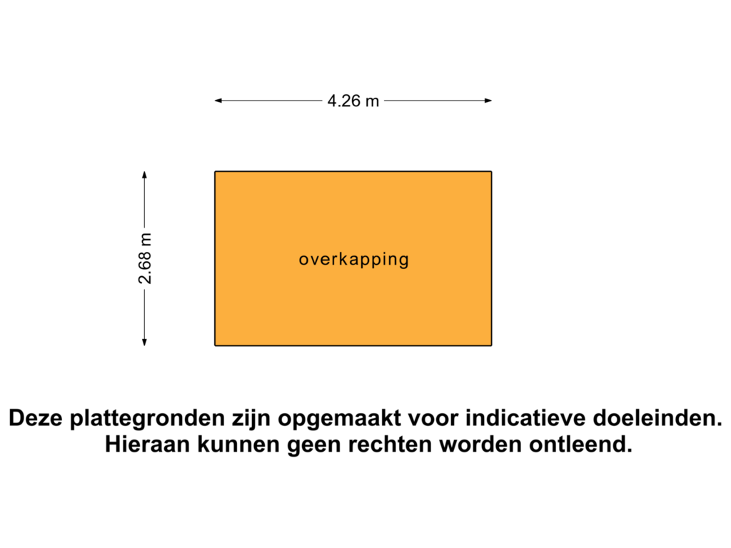 View floorplan of Overkapping of Westerzicht 733