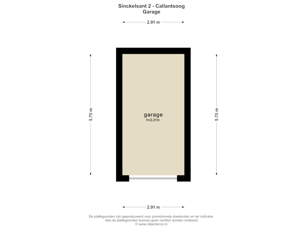 Bekijk plattegrond van GARAGE van Sinckelsant 2