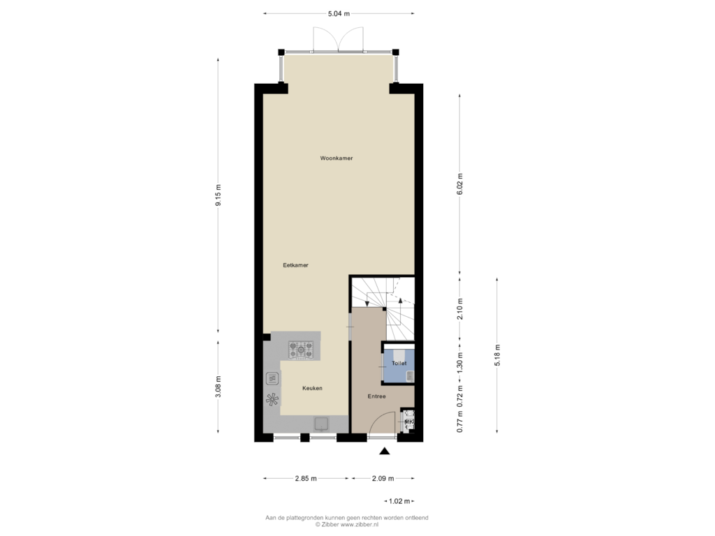 Bekijk plattegrond van Begane Grond van Schoolstraat 41