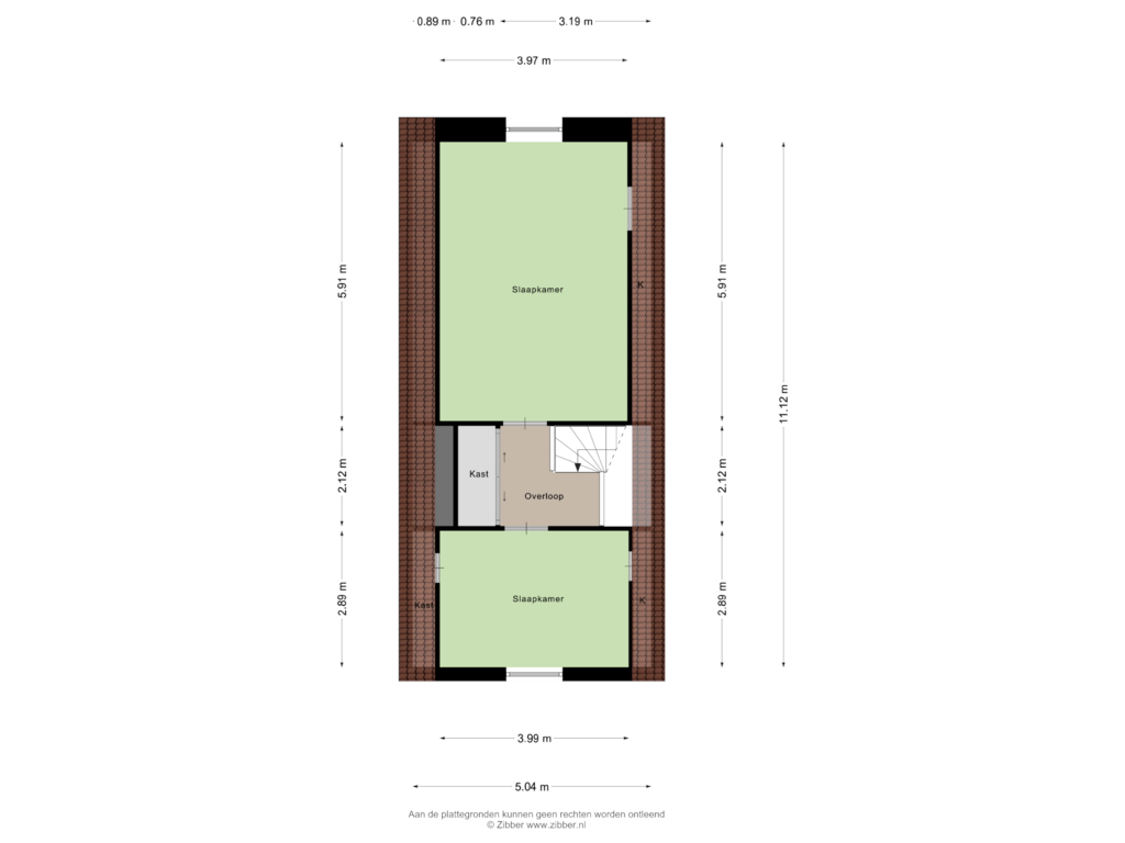 Bekijk plattegrond van Tweede Verdieping van Schoolstraat 41