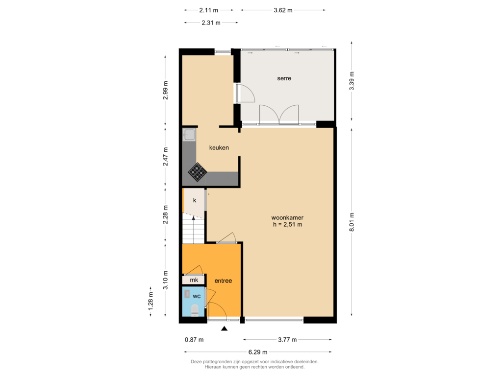 Bekijk plattegrond van Begane Grond van Tongelresestraat 550