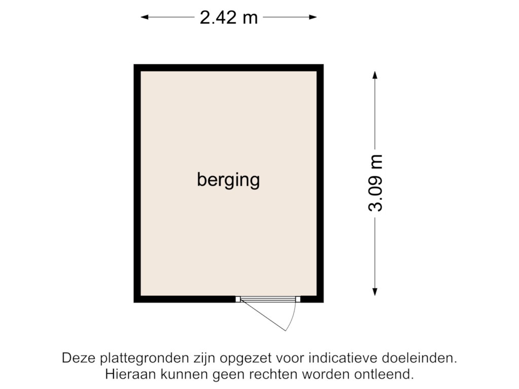 Bekijk plattegrond van Berging van Tongelresestraat 550