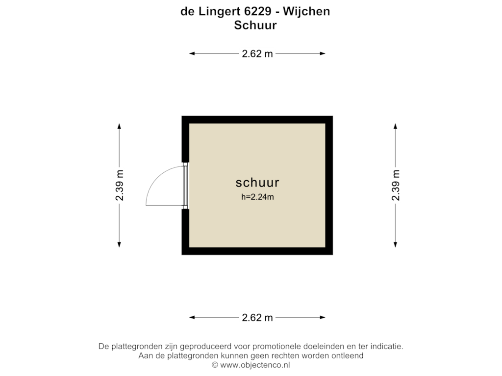 Bekijk plattegrond van Schuur van de Lingert 6229