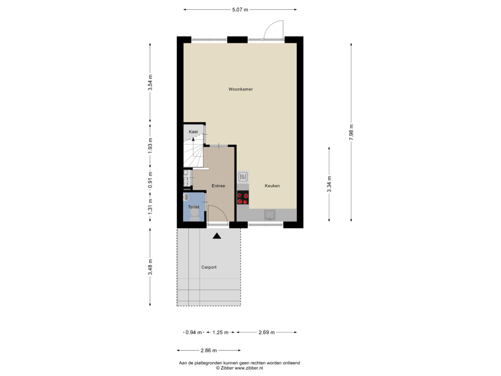 Bekijk plattegrond van Begane Grond van Hyacintstraat 30