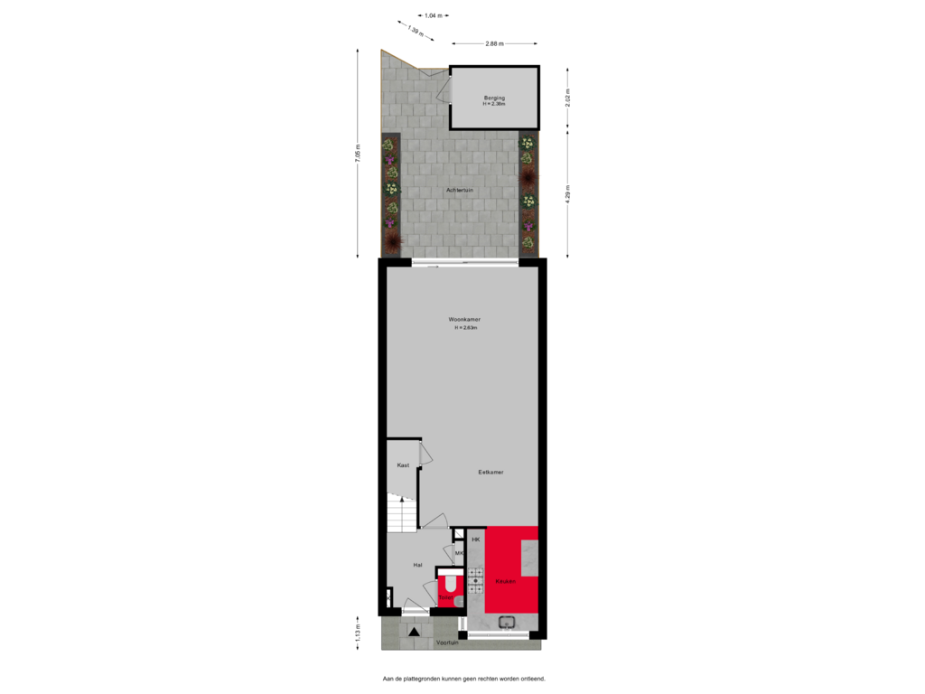 Bekijk plattegrond van Situatie van Oranjeplein 18