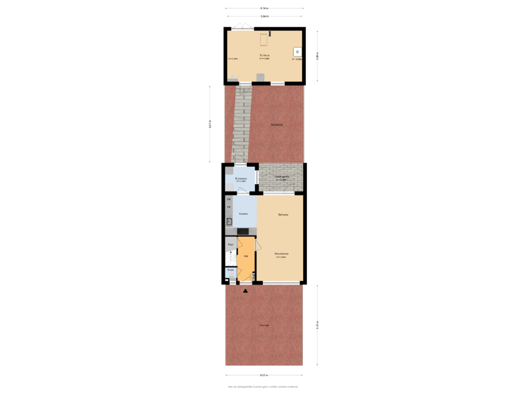 Bekijk plattegrond van Situatie van Evekinkweg 52