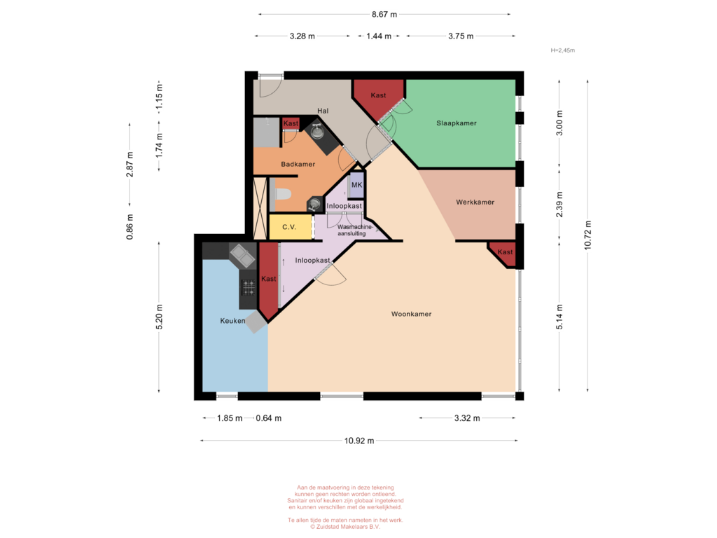 Bekijk plattegrond van Regenboogkade 29 - 1e verdieping van Regenboogkade 29