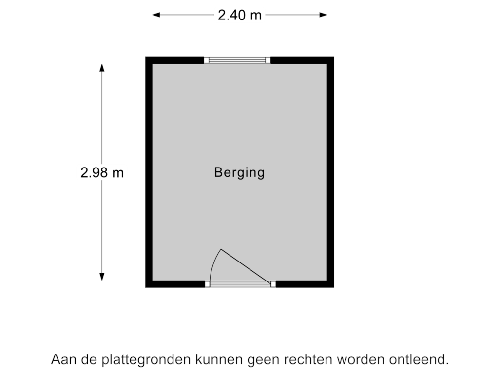 Bekijk plattegrond van Berging van Karel Doormanlaan 424