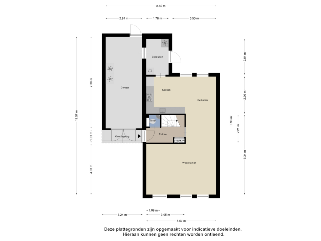 Bekijk plattegrond van Begane Grond van De Oehoe 13