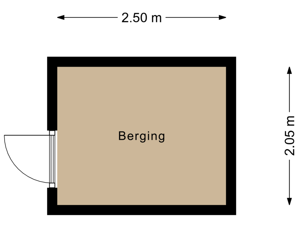 Bekijk plattegrond van Berging van Markerichter 21