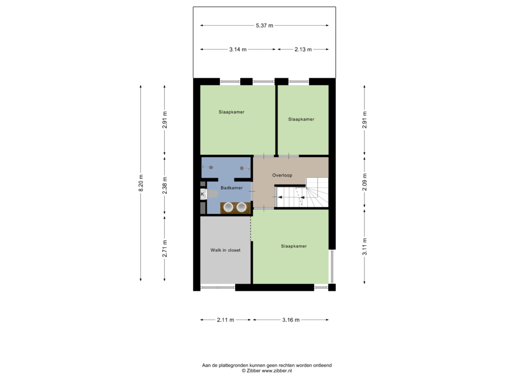 Bekijk plattegrond van Eerste verdieping van Strandfontein 26