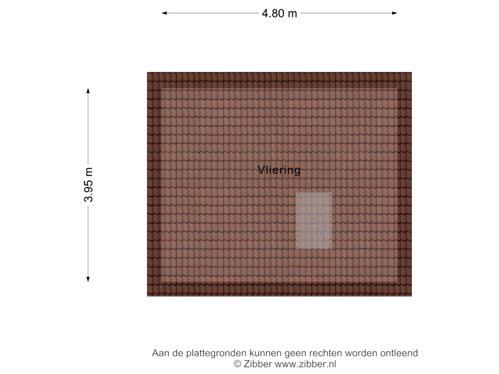 View floorplan of Vliering of Kerkwijk 18-A