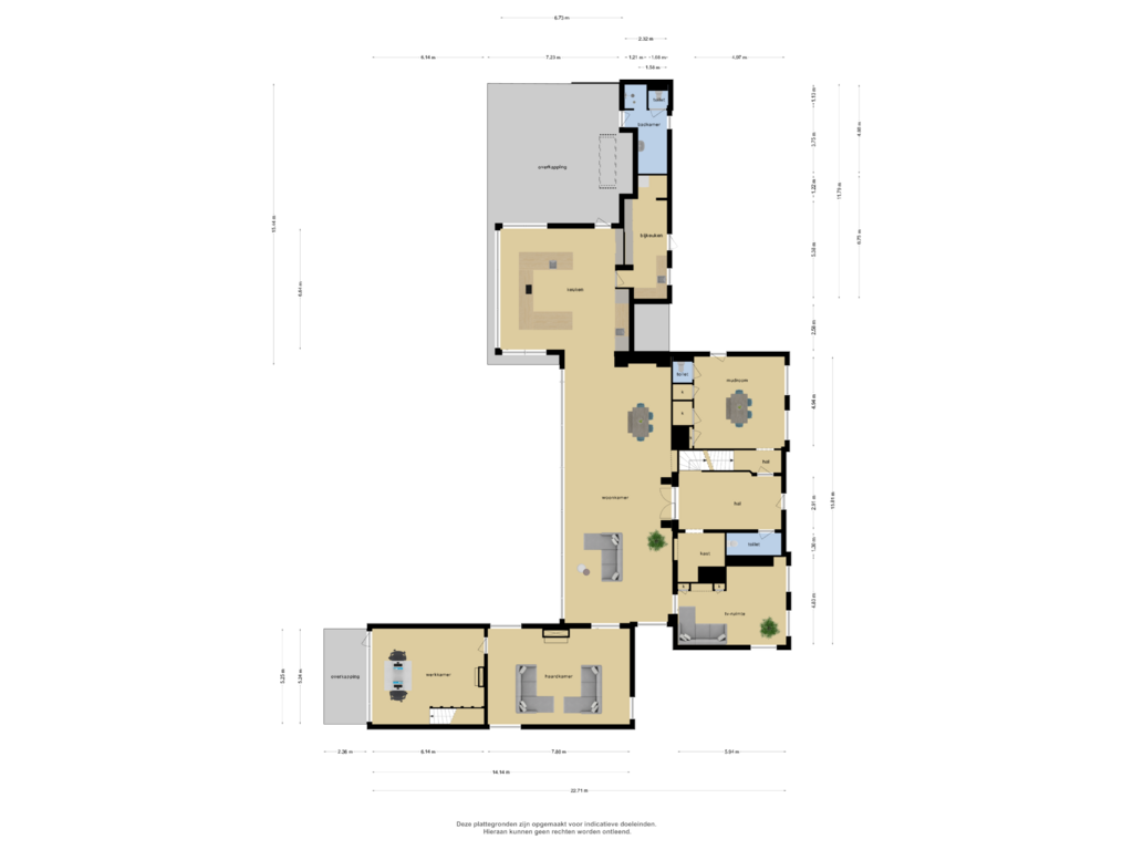 View floorplan of Begane grond of Duivelsbruglaan 12