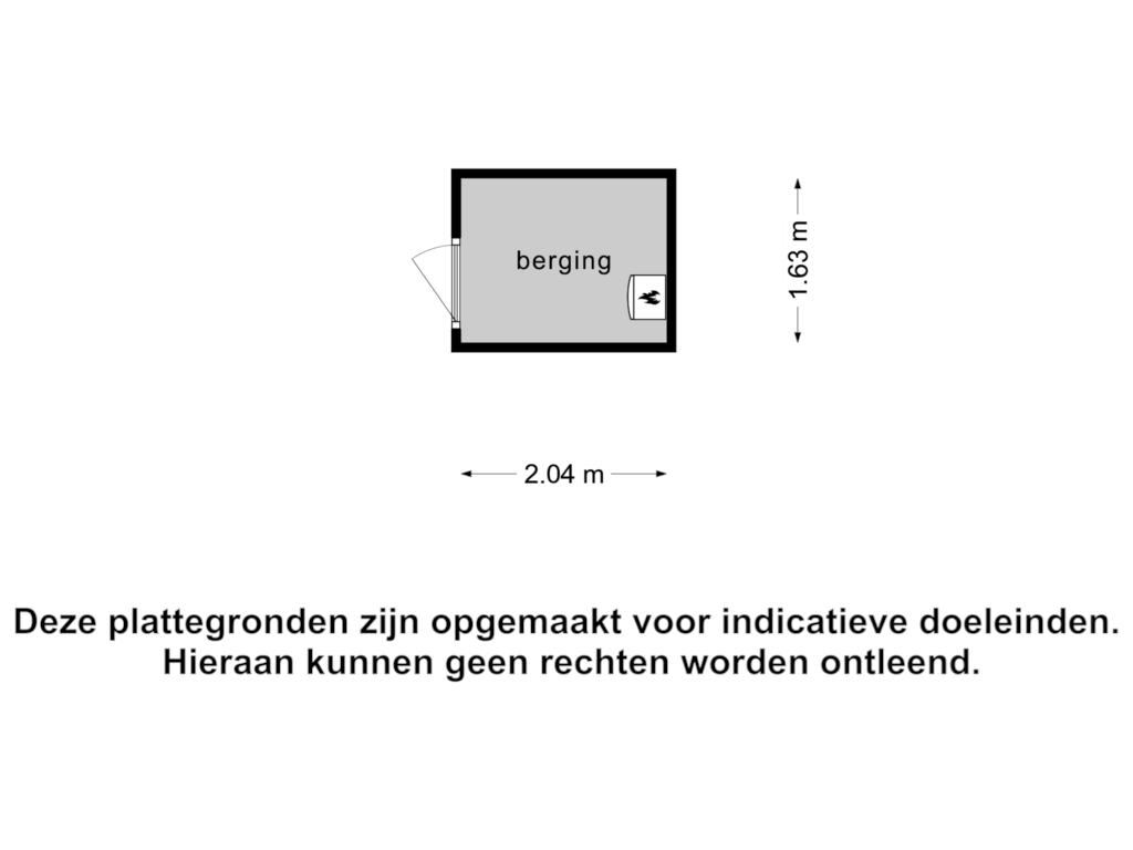 View floorplan of Berging 2 of Duivelsbruglaan 12