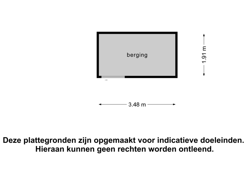 View floorplan of Berging 5 of Duivelsbruglaan 12