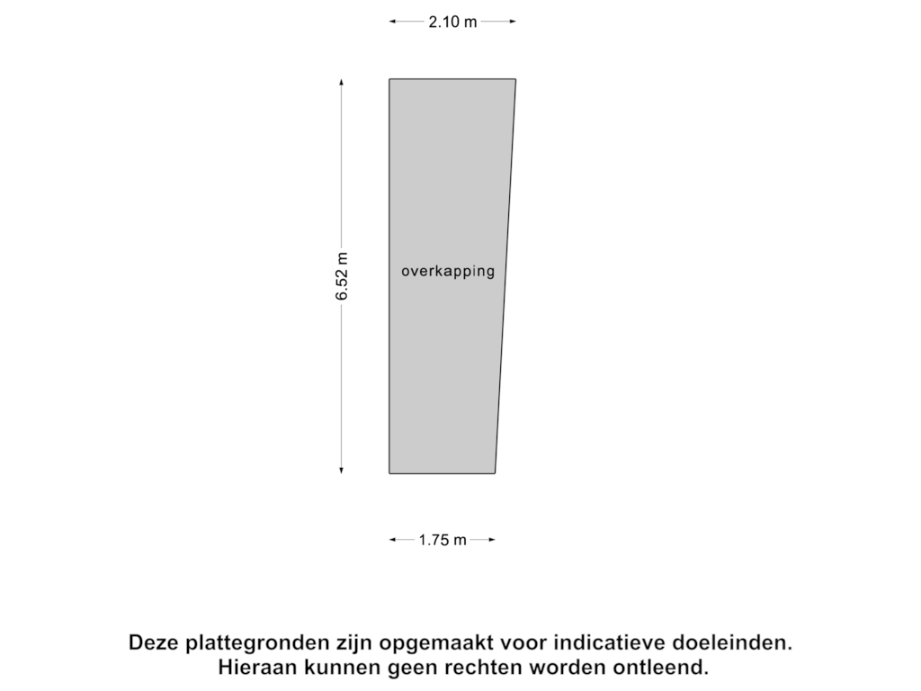 View floorplan of Overkapping of Duivelsbruglaan 12