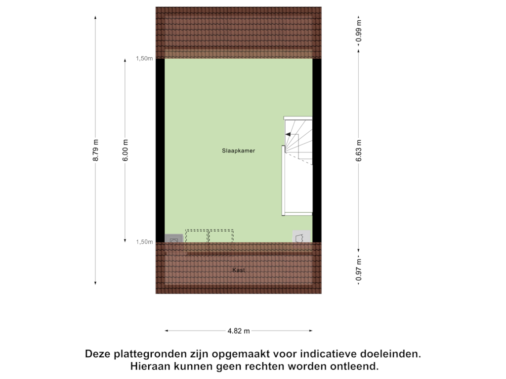 Bekijk plattegrond van Tweede Verdieping van De Binnenplaats 2