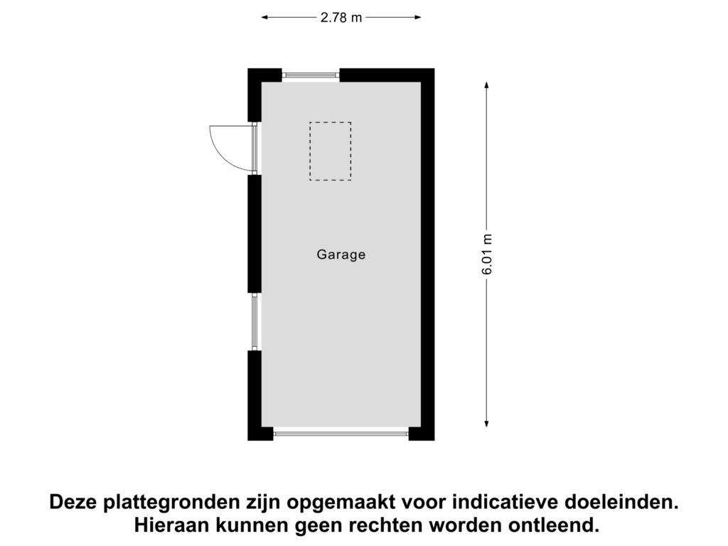 Bekijk plattegrond van Garage van Hogeweg 4