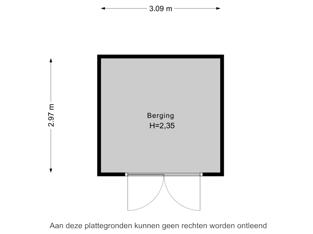 Bekijk plattegrond van Berging van Haagbeemd 39