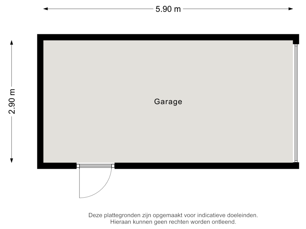 Bekijk plattegrond van Garage van Jacob Catsstraat 23