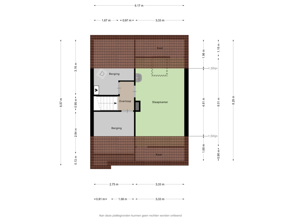 Bekijk plattegrond van Tweede verdieping van Zwembadweg 44