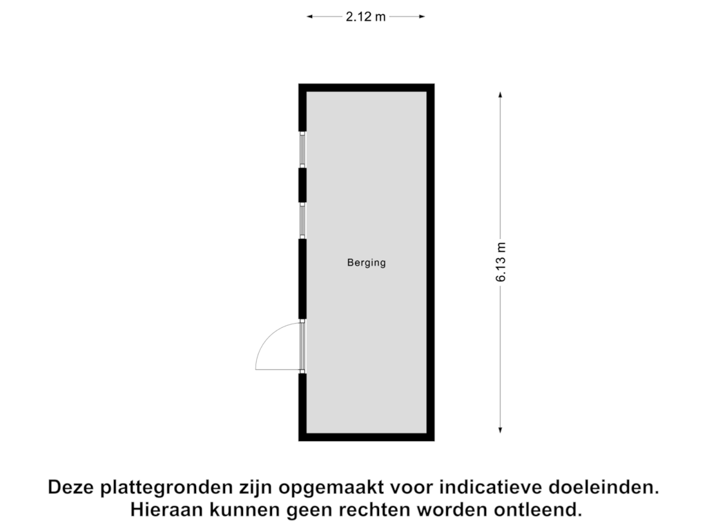 Bekijk plattegrond van Berging van Hombergstraat 4