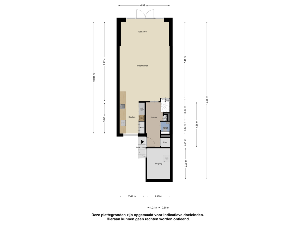 Bekijk plattegrond van Begane Grond van Zwanenkamp 95