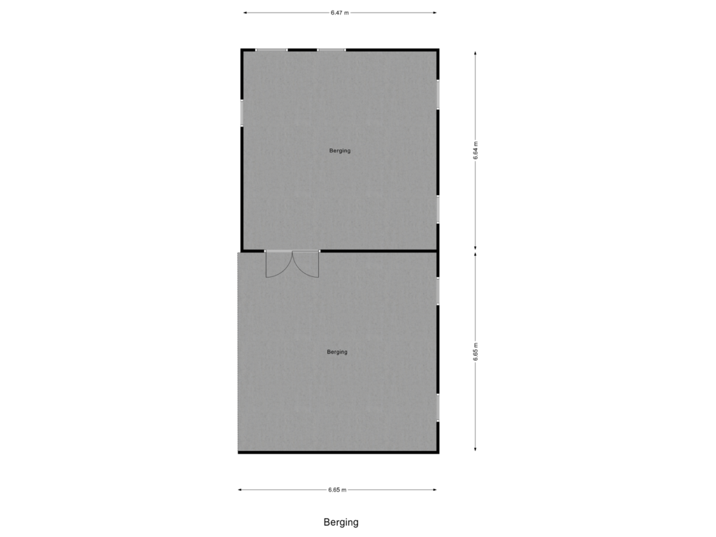 Bekijk plattegrond van Berging van Ewinkel 2