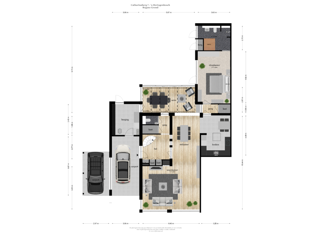 View floorplan of Begane Grond of Catharinaberg 7