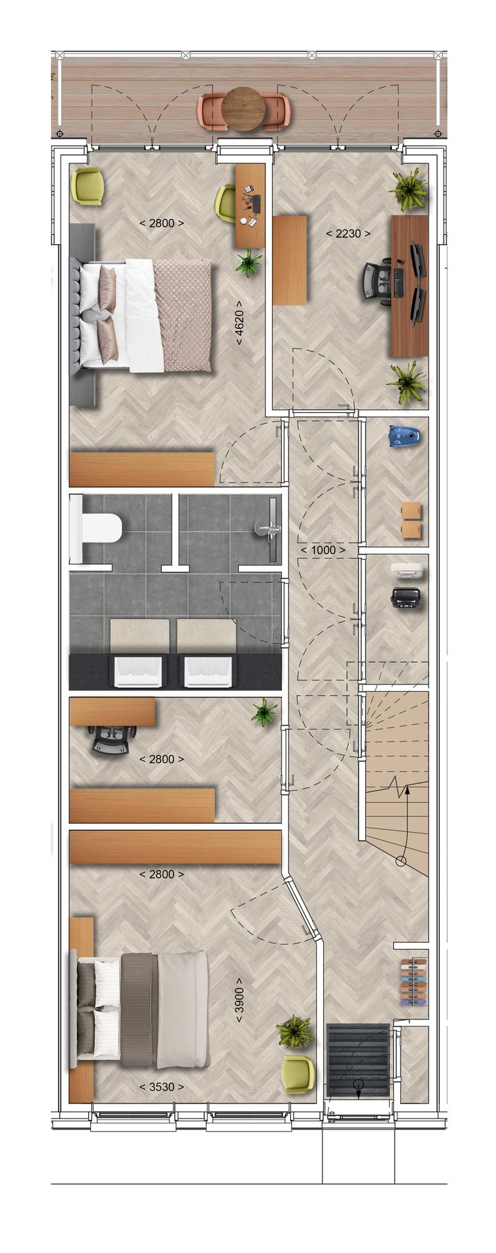 Foto 4 van Woning B (Bouwnr. 2)