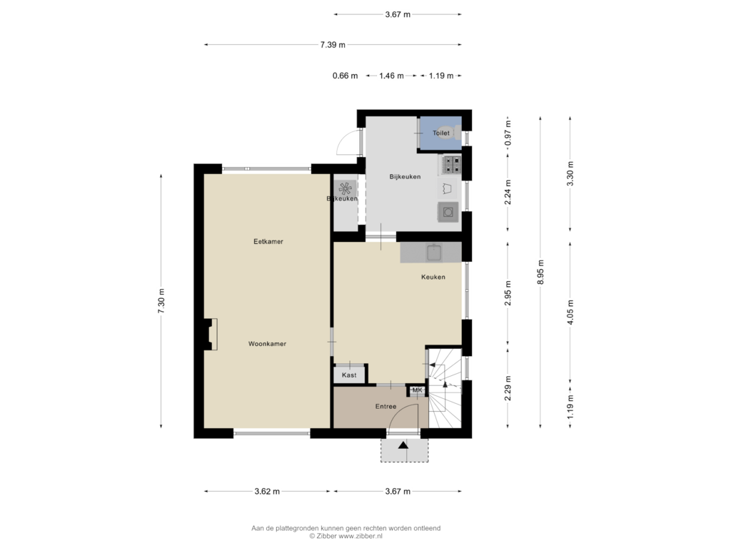 Bekijk plattegrond van Begane Grond van Kerkakkerstraat 56