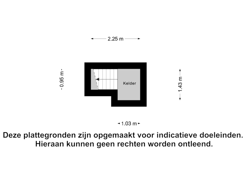 Bekijk plattegrond van Kelder van Wilhelminastraat 21