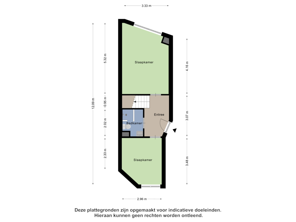 Bekijk plattegrond van Begane Grond van Domstraat 7-F