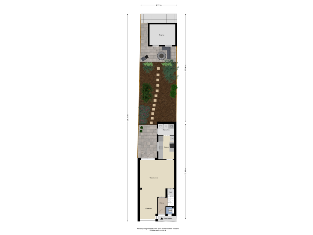 View floorplan of Begane Grond_Tuin of Goudsbloemstraat 47