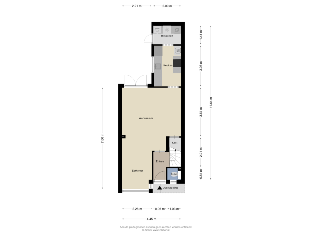 View floorplan of Begane Grond of Goudsbloemstraat 47