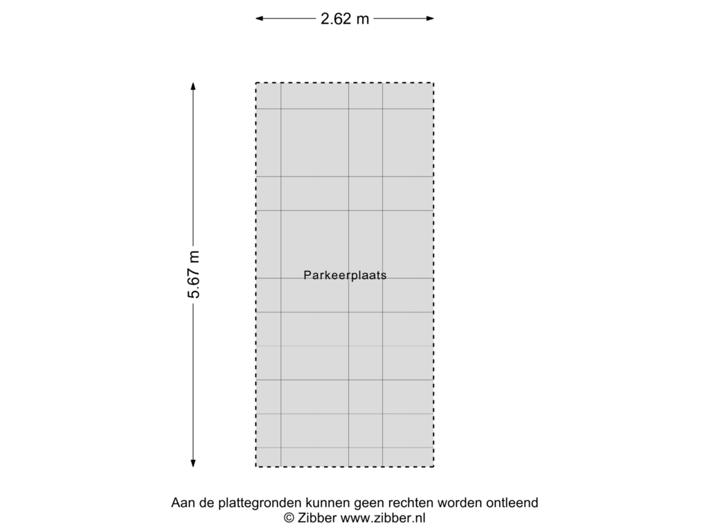 View floorplan of Parkeerplaats of Zocherlaan 48