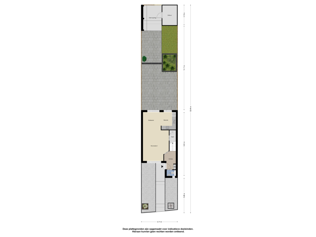 Bekijk plattegrond van Begane Grond Tuin van Ganzewei 15