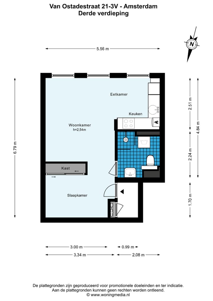Foto 15 van Van Ostadestraat 21-3V