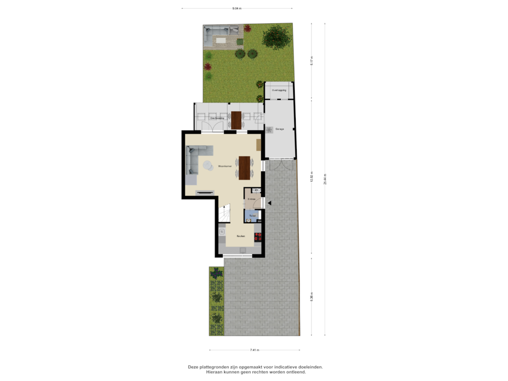 Bekijk plattegrond van Begane Grond_Tuin van Romeinenstraat 3-A