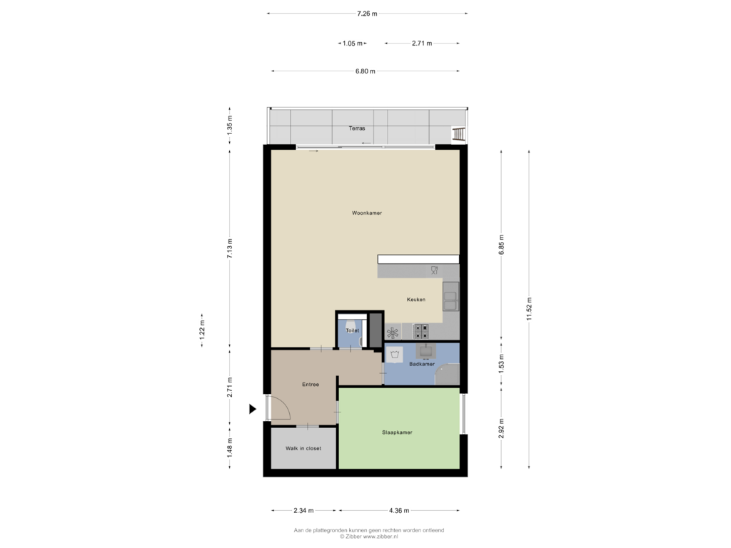 Bekijk plattegrond van Appartement van De Roerdomp 193