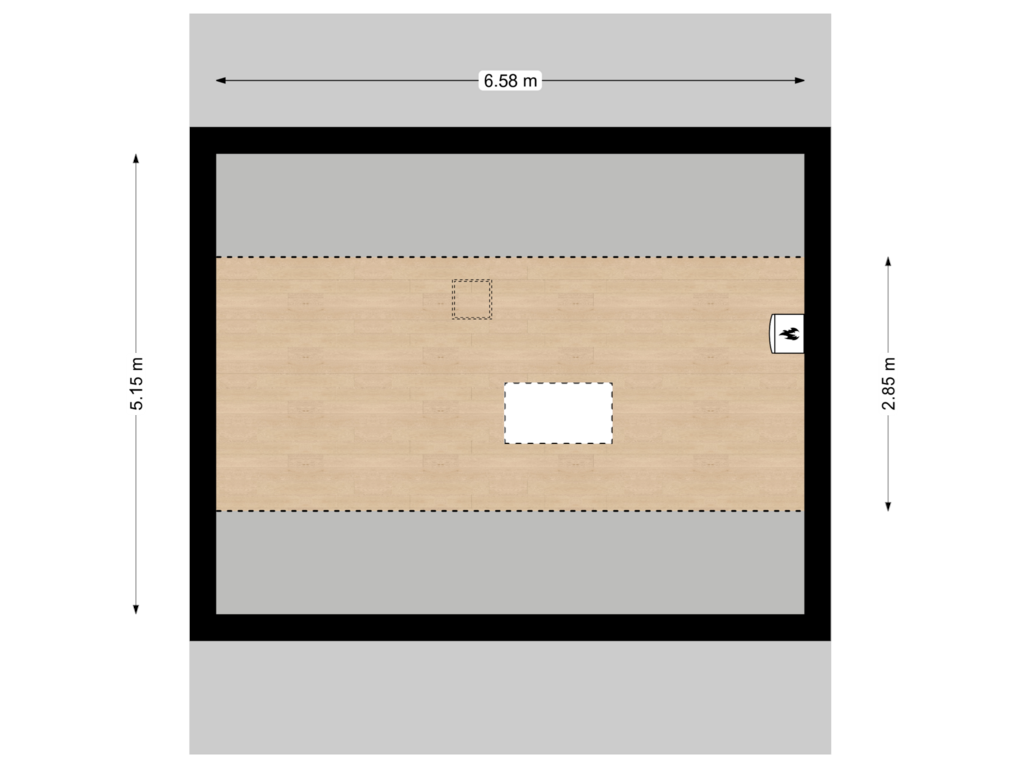 Bekijk plattegrond van Vliering van Frater Adrianusstraat 6